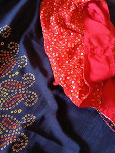 Vibrant Paisley Print Ethnic Gown