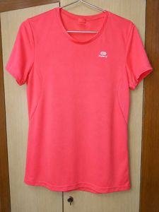 Decathlon Kalolgi Coral Pink T-Shirt