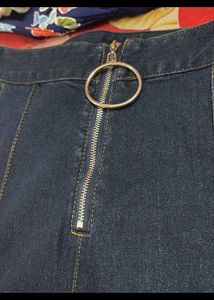 Wide Leg Denim Pants