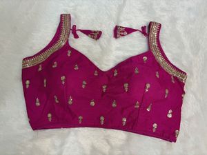 Beautiful Pink Embroidered Blouse