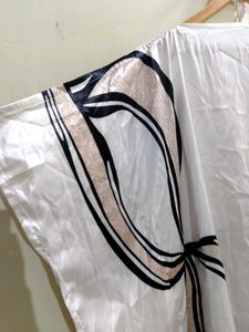 Elegant Off-White Kaftan Dress