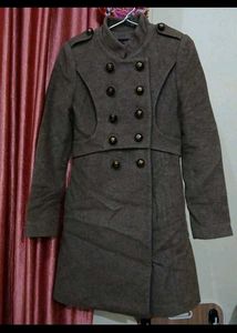 Double-Breasted Wool Coat