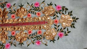 Embroidered  kurta set with beutiful dupatta