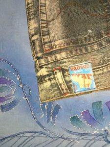 VINTAGE UNIQUE FADE FLARED JEANS