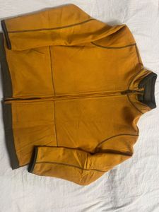 Olive Green Zip-Up Jacket