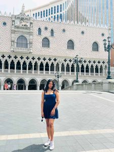 Elegant Navy Blue Mini Dress (frock)