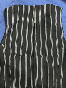 ASOS design Striped Button-Up Vest