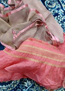 Pink duppata