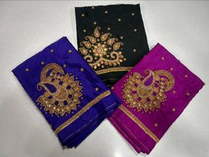 Aari work Silk Blouse Fabric