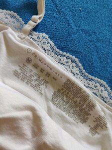 primark Cream Lace Trim Camisole Top