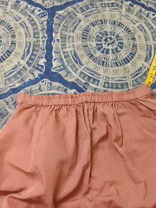 Women's Peach Palazzo Pants
