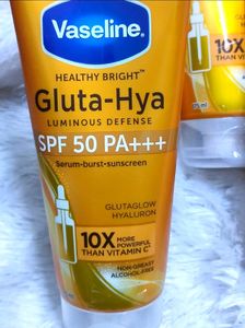 Pack Of 3 Vaseline Gluta-Hya SPF 50 Sunscreen