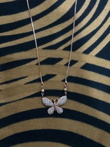 Sparkling Butterfly Necklace