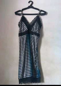 Lace Trimmed Slip Dress
