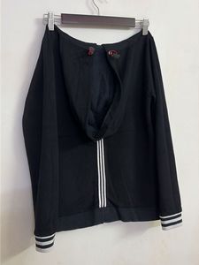 Black sweatshirt jacket