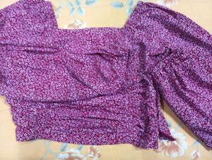 Stylish Smocked Crop Top