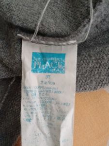 Boys' Grey Polo T-Shirt