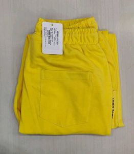 Bright Yellow Jogger Pants