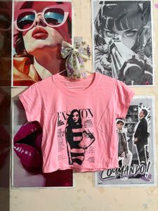 Pink Graphic T-Shirt