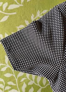 Dorothy Perkins Black And Ivory Spot Dress