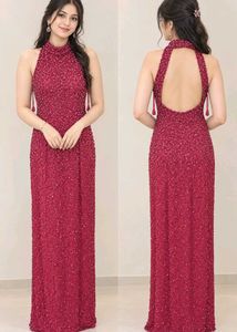 Stunning Beaded Evening Gown