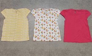 3 Pieces of Cute Girls' T-Shirt Bundle