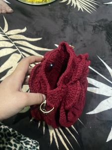 Crochet Rose Purse