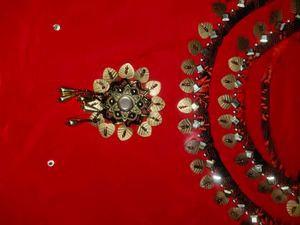 Stunning Red Embroidered  Suit Set without dupatta