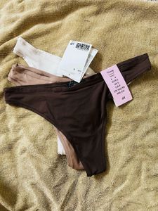 H&M 3 Pack Thongs unused