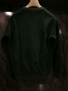 Green Graphic Print Sweatshirt