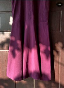 Elegant long Dress with Puff Sleeves