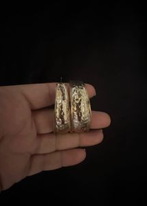 Textured Hoop Earrings
