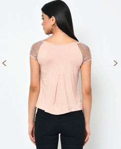 Sparkly Lace Crop Top