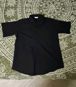 Black Button-Up Shirt, brand new