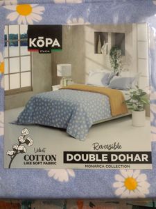 [CLEARANCE] KOPA Blue Floral Cotton 120GSM Dohar