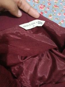 Ashish N Soni Sparkly Maroon Lehenga