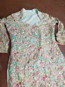 Embroidered Kurta with Sequins