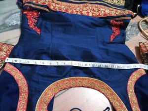 Navy Blue Lehenga Choli with Golden Embroidery
