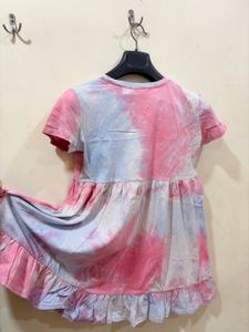 Tie-Dye womens babydoll dress