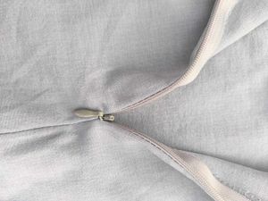 Blue buff sleeve korean top