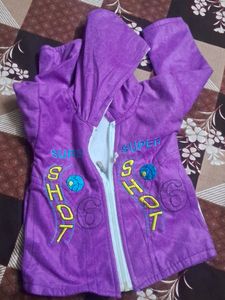 Purple Zip-Up Hoodie