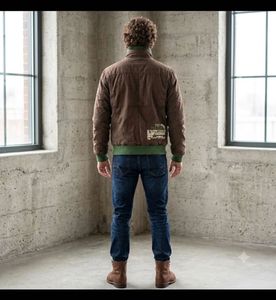 TYCOON RAW Stylish Brown Bomber Jacket