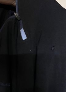Men's Black Quarter Zip Pullover