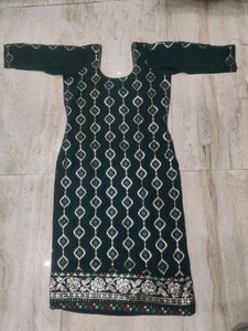 Green Ethnic kurta set