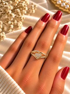 Sparkling Cluster Anti Tarnish Ring