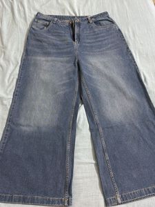 Wide Leg Denim Jeans
