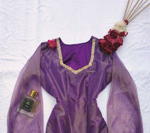 Two tone Organza Corset kurti 🫶🏻