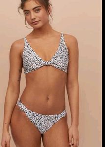 H&M Animal Print Bikini Set