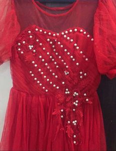 Princess Red Gown Dress