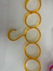 pink and orange 5 circle scarf hanger